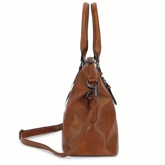 Brown Cow Print Purse NWT - Picture 5 of 6